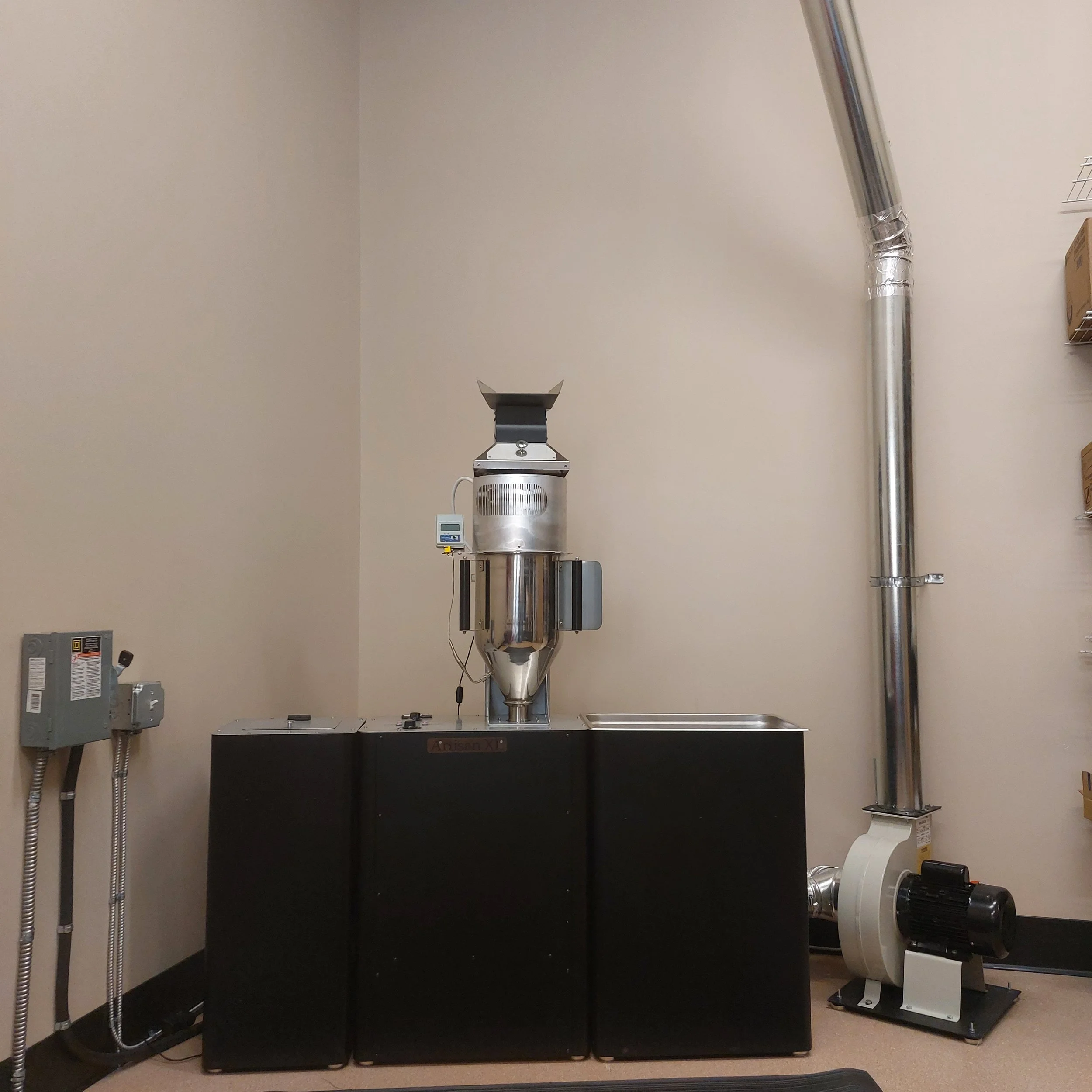Our ONSITE coffee roaster. Ensures the freshest and most delicious coffee in the region!!